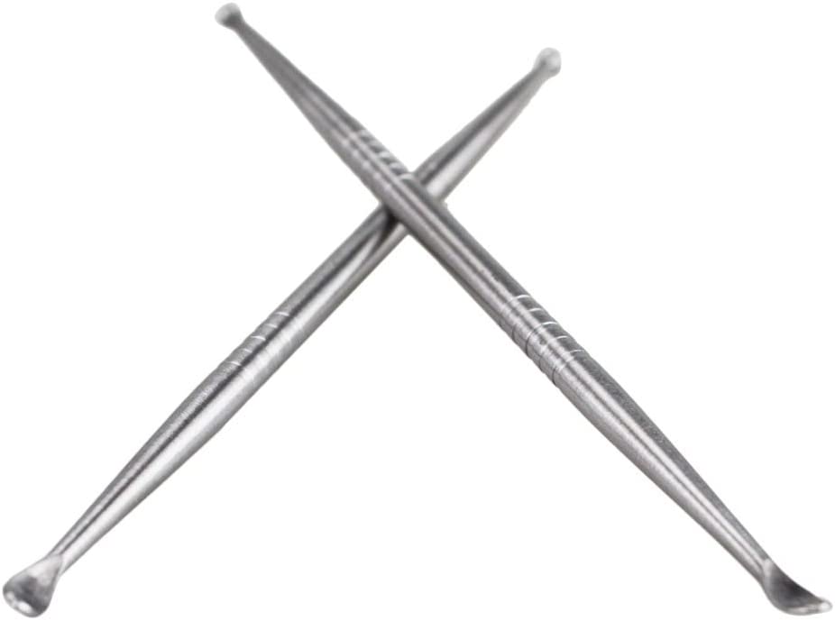 Earlywish 2pcs Tonsil Stone Removal Pick Tonsillolith Premium Tool Stainless Steel Oral, 2 Count (Pack of 1) - Image 2