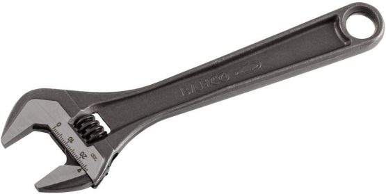 Bahco 8075 Black Adjustable Wrench, 450mm Length - Image 3