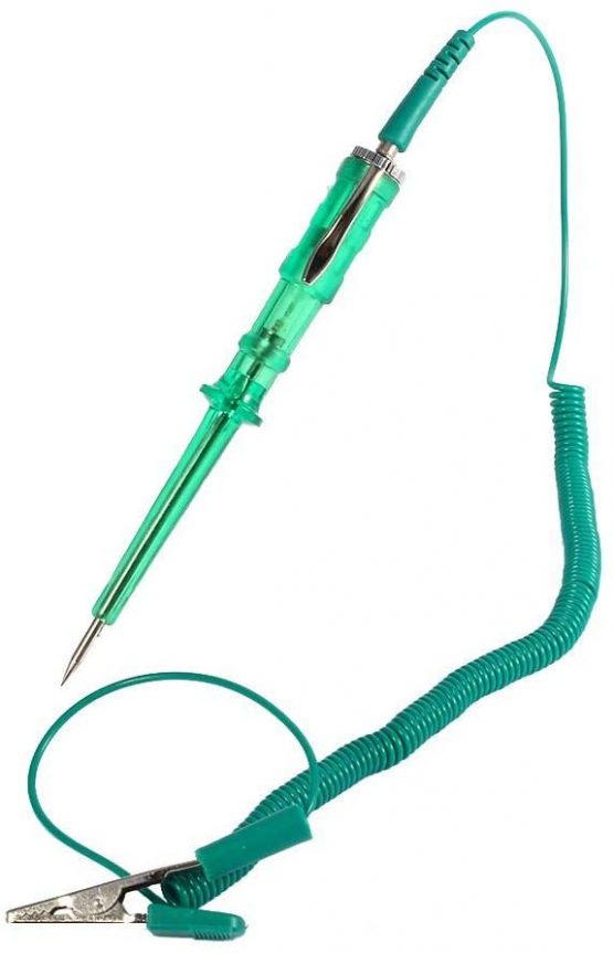 Keenso Electrical Circuit Tester, 6V/24V Car Electrical Circuit Tester Continuity Tester Car Fuse Pen Pencil Fuse Tester Wire Circuit Tester with Indicator Light (Green)