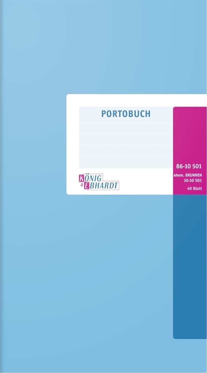 König & Ebhardt 8610501 Business Book/Postage Book 3/4 A4 80 g/m2 Cardboard - Image 2