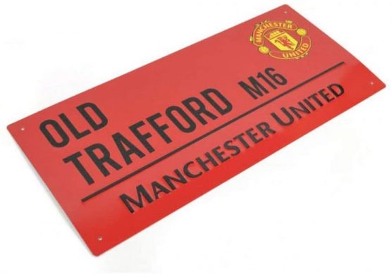 Manchester United Colour Street Sign - Multi-Colour