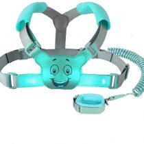 Eidyer Baby Reins Walking Backpack Harness for Toddlers, Kids, Anti Lost Safety Wrist Belt, 3-in-1, 1.5M Flexible Adjustable Child Walking Strap, 360°Rotation and Retractability Wrist Harness Set