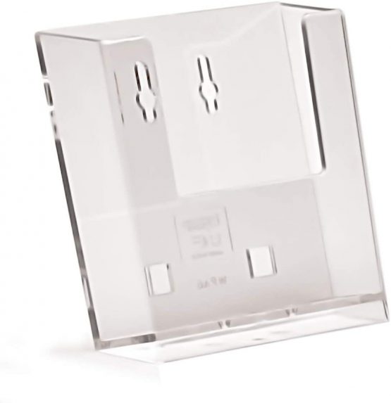 taymar Wall brochure Holder in Postcard Format DIN A6 for Wall mounting