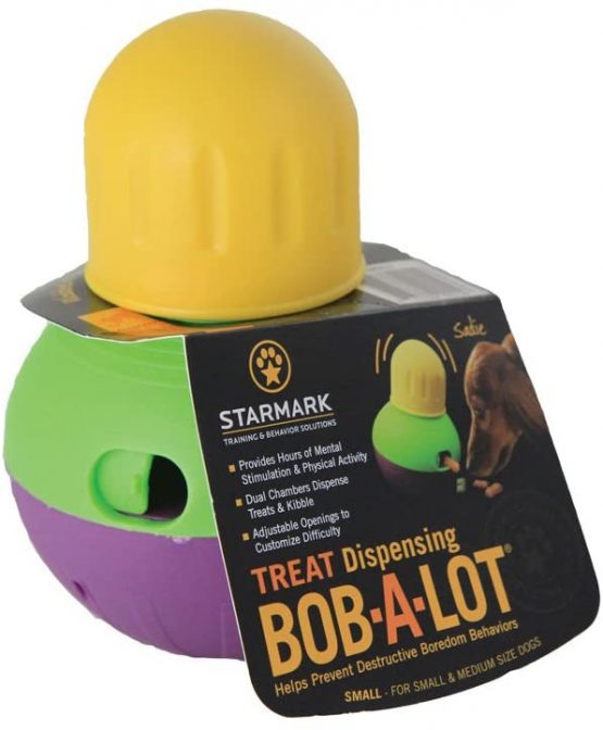 Starmark Bob-a-Lot Interactive Dog Toy, Small