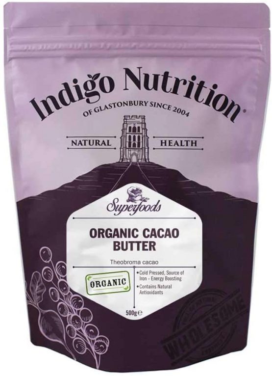 Indigo Herbs Organic Cacao Butter 500g