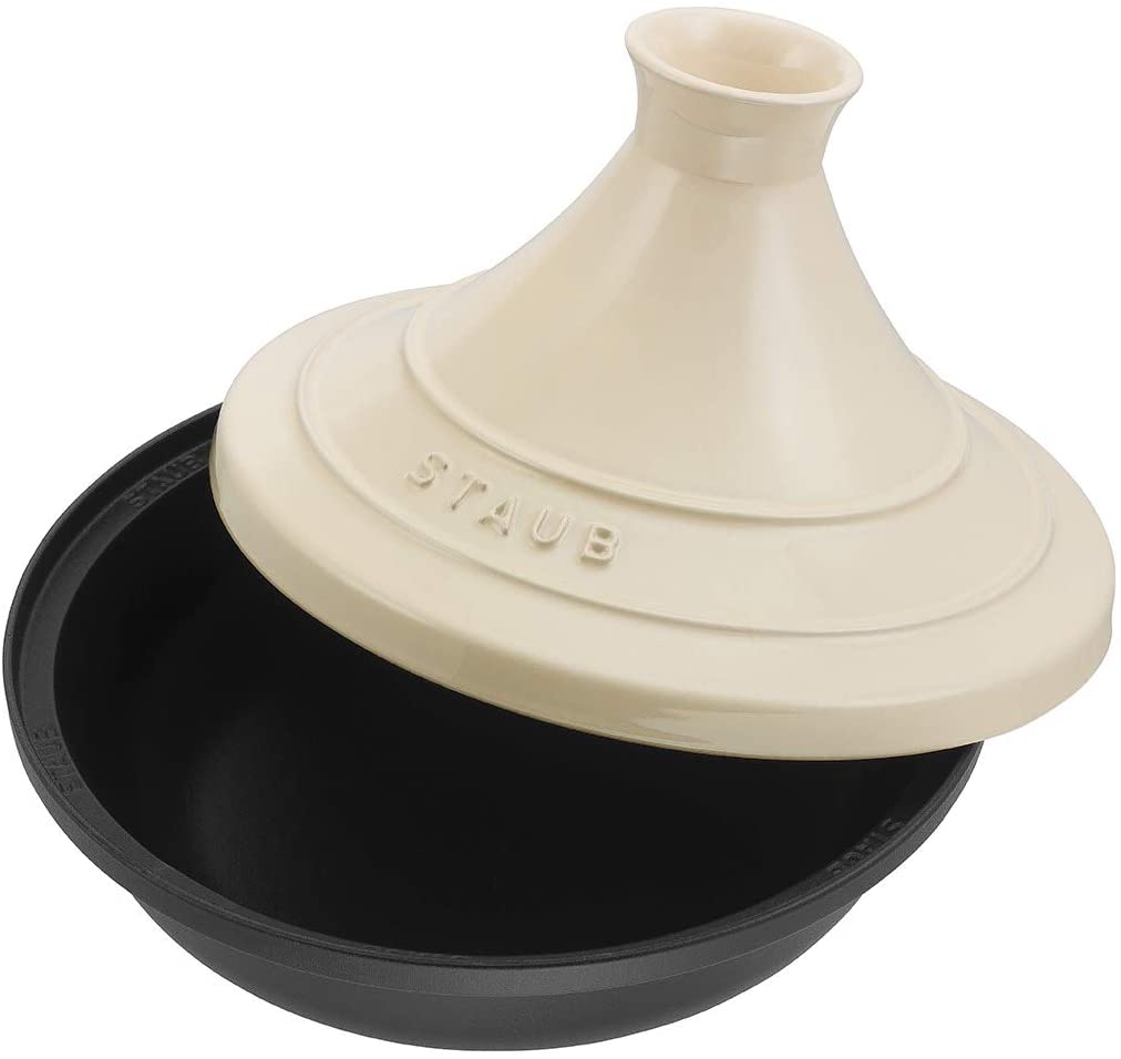 Staub 1302723 Tajine Cast Iron Base with Ceramic Dome, 20 cm, Black - Image 3