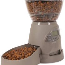 Petmate Portion Right Programmable Pet Feeder, 2.25 Kg, Brushed Nickel