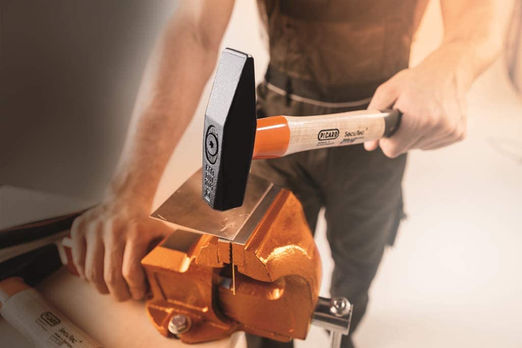 Picard 0001202-0600 600 g Hand/Riveting "SecuTec" Hammer - Brown/Black, 600g Schlosserhammer - Image 4