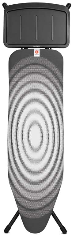 Brabantia Standard Ironing Board, Size B, Titan Oval - Limited Edition with Solid Steam Unit Holder, Metal