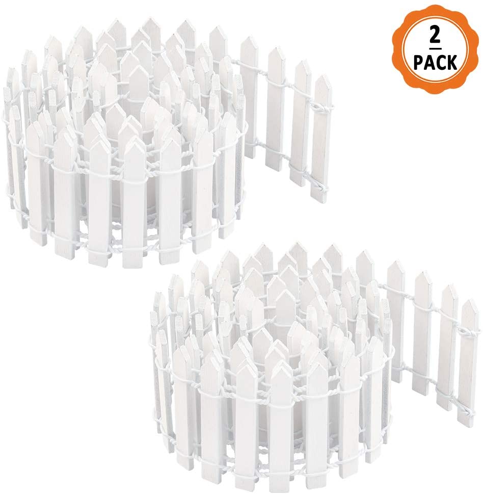 2 Pack Miniature Garden Fence