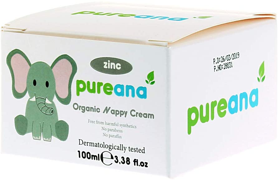 Pureana Nappy Cream with Organic Shea Butter, Aloe Vera and Orange (100ml) - Image 2