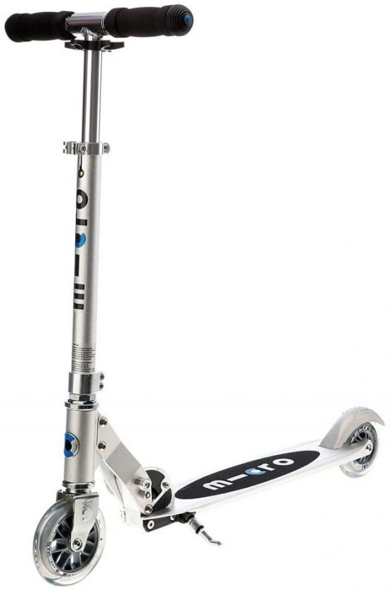 Micro Sprite Scooter - Silver - Image 3