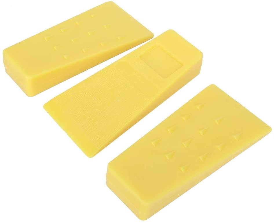 TOPINCN 3Pcs 5.5 Inches Felling Wedges Plastic High Impact Chainsaw Chain Saw Accessories Logging Tools for Tree Cutting