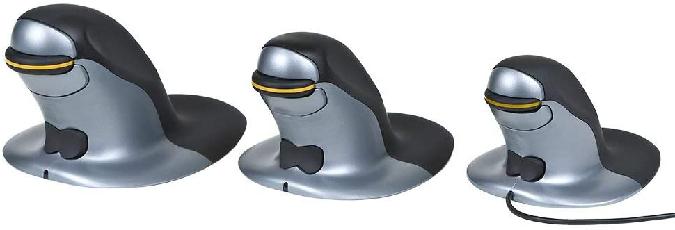 Posturite Penguin Wireless Ambidextrous Ergonomic Mouse, Rechargeable Vertical High Precision Computer and Laptop Accessory - Image 3