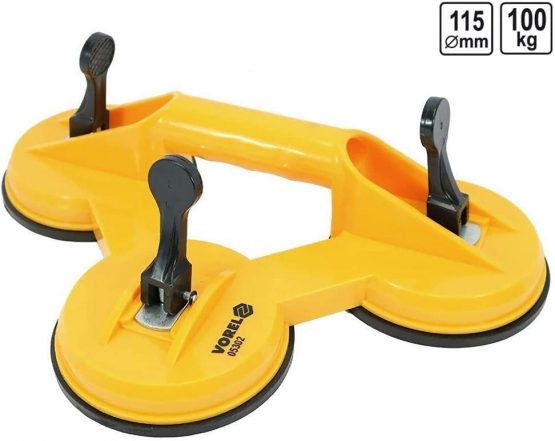 Vorel 05302 – 3 X 115 Mm of Plastic Suction Lifter
