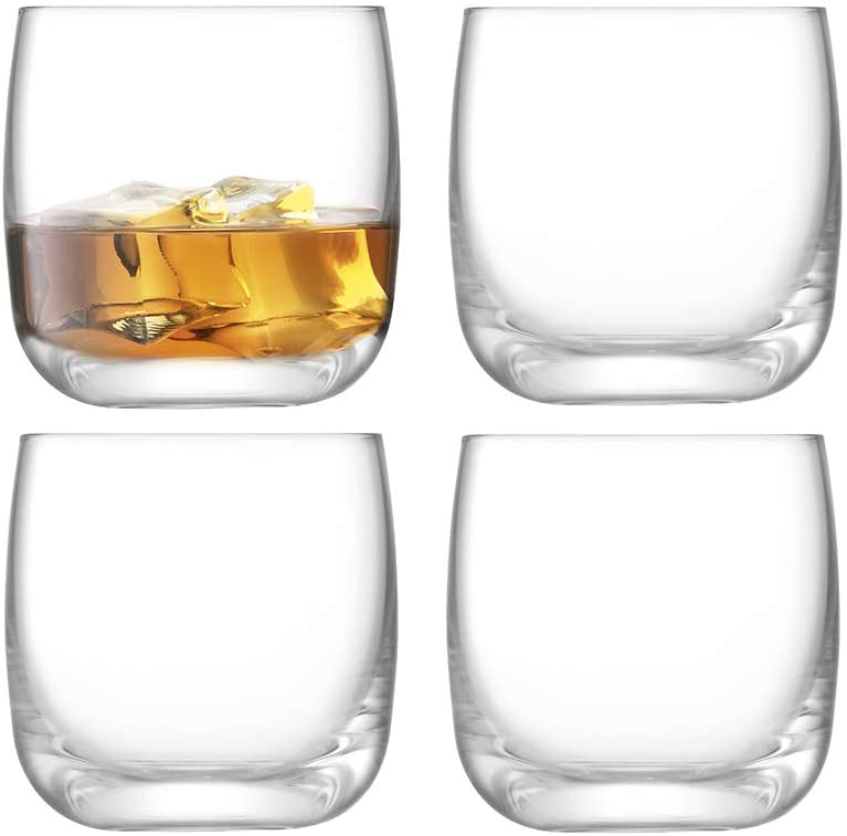 LSA International Borough Tumbler 300 ml Clear, Transparent, 4 Count (Pack of 1)