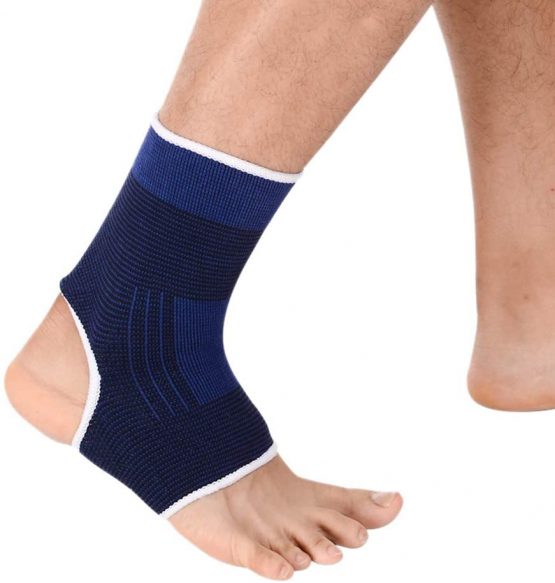 Kids Sports Gear Wrist Ankle Brace Knee Pads Support Compression Elbow Palm Protection Wrist Sleeve Protective Gear Girls Boys Ankle Wrap Support for Running Dancing Basketball Volleyball Tennis - Image 3