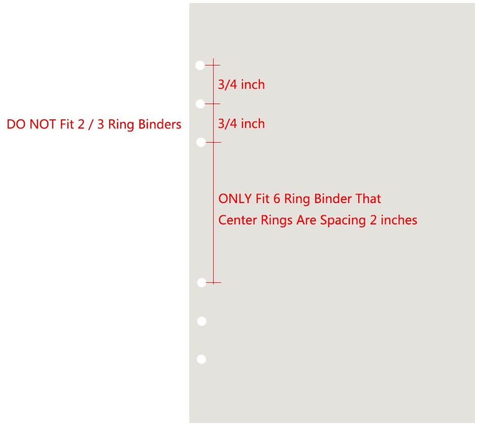 6-Ring A6 Binder/Planner Refill Paper - Image 4