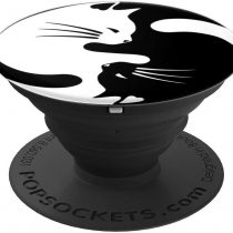 Cat Yin and Yang PopSockets PopGrip: Swappable Grip for Phones & Tablets