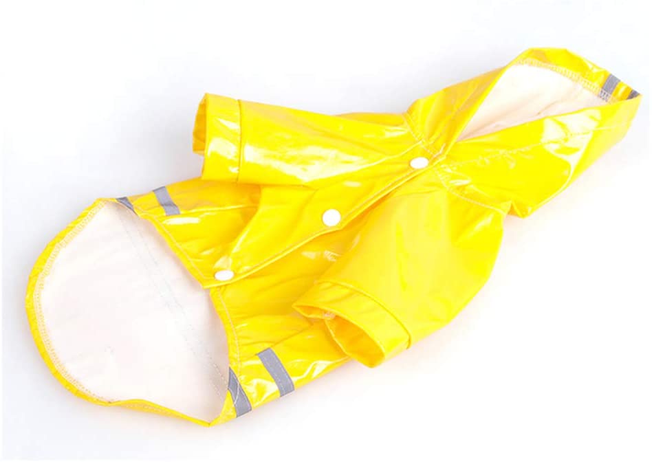 Outdoor Puppy Pet Rain Coat with Hood Waterproof Jackets PU Reflective Raincoat for Dogs Cats Apparel Clothes - Image 4