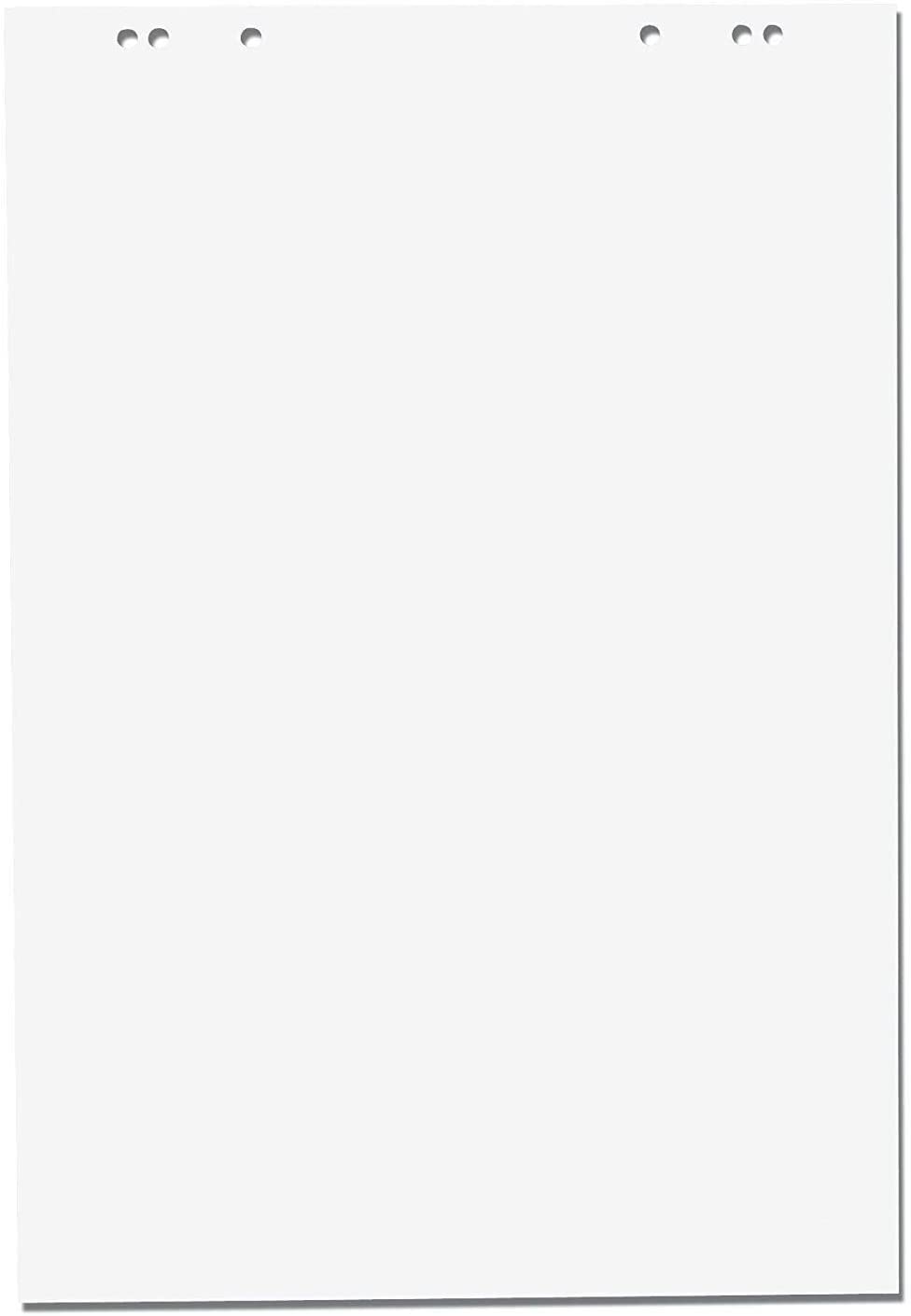Landre 100050588 Recycled Flip Chart Paper Pad 20 Sheets Full Size 68 X 99 cm Blank 80 g/m² (Pack of 5) Flip Chart Pads "Recycling" - Image 3
