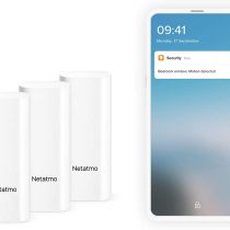 Netatmo Smart Door and Window Sensors, wireless, one-piece, pack of 3, vibration detection, DTG-UK