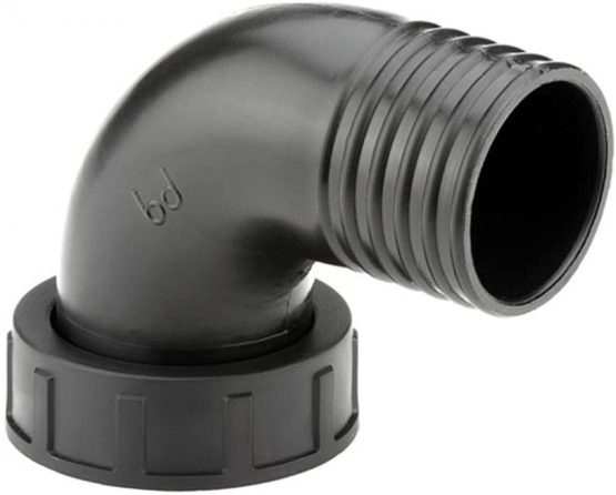 Oase Verbindungsbogen 2"/90 Connection Bend 2 inches/90° bitron, Black