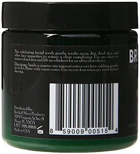 Brickell Men’s Renewing Face Scrub for Men, Natural and Organic Deep ...