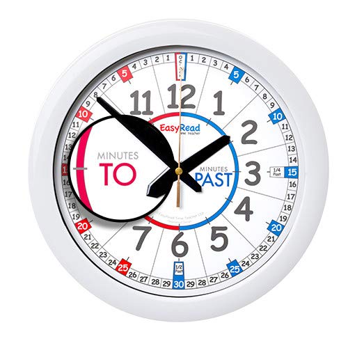 ertt EasyRead Time Teacher ERMC-EN Learn The Time Mini Classroom Wall ...