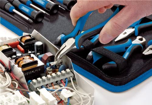 Draper 48958 16 Piece Precision Plier and Screwdriver Set, Blue - Image 3