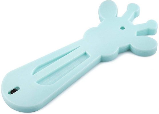 Baby Safe Floating Bath Thermometer Giraffe - Turquoise - Image 3