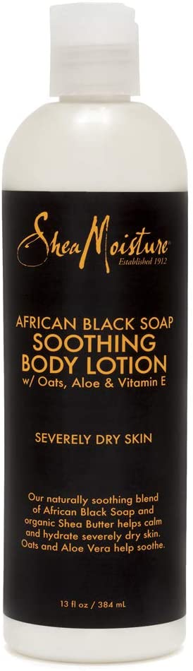 Shea Moisture African Black Soap Eczema Body Lotion, 355ml, 369 g (Pack of 1)