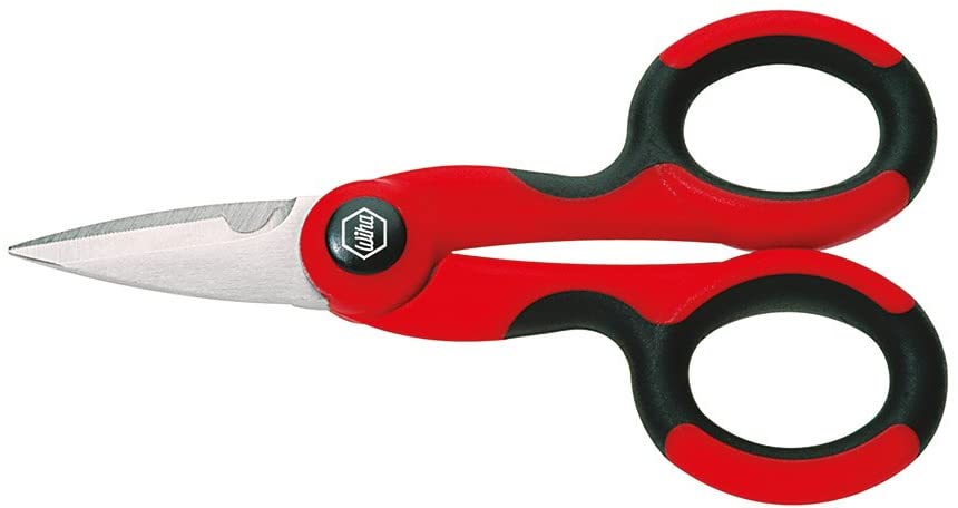 Wiha Electric.29420 Z71514506 Professional Electrician's/Tradesman's Cable Shears, Silver, Black, Red