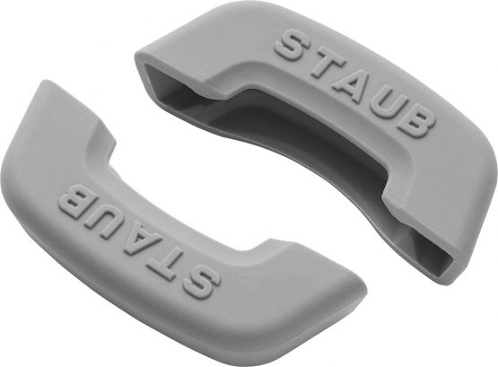 STAUB Vacuum 2E100104 Set of 2 Silicone Grips, Grey, 2 Units - Image 2