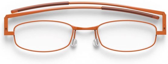 IF Compact Lenses Readers Slim Flat-Folding Unisex Reading Glasses - Cinnamon,"+1.5""" - Image 2