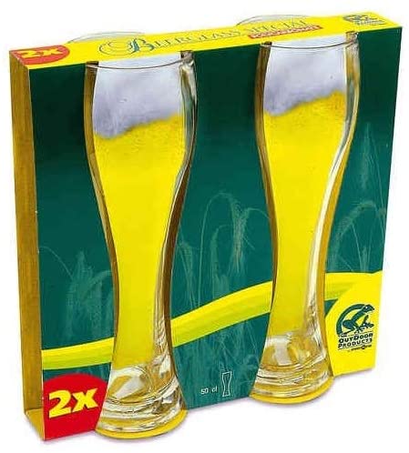 Brunner Set 2 beerglasses 50cl, Klar, 2 Stück (1er Pack)
