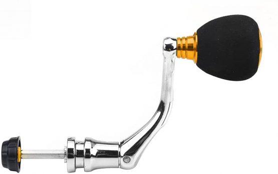 Fishing Reel Handle Rocker Arm Grip for Spinning Fishing Reel Baitcasting Handle Replacements(2000 3000 medium -gold) - Image 2