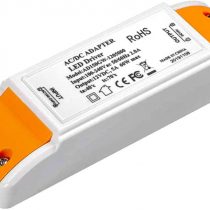 LED Transformer, LED Power Supply 0-60W LED Driver Adapter 12V DC 5A - Constant Voltage for LED Strip Lights and G4, MR11, MR16 LED Light Bulbs (60W)