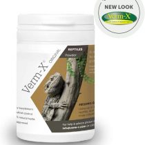 Verm-X Original All Natural Powder for Reptiles. Supports Intestinal Hygiene. Vet Approved. Restores and maintains Gut Vitality. Wormwood Free Recipe, Clear