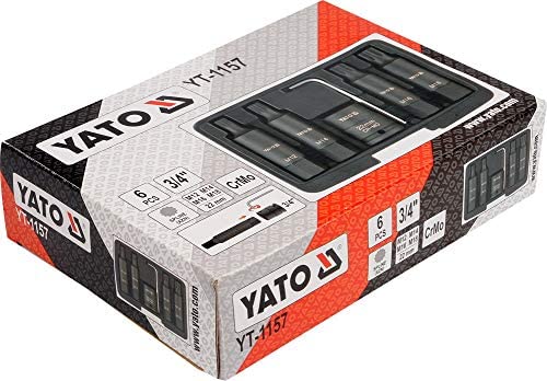 YATO YT-1157 6-Bit Spline Impact Set, Variety pack - Image 3