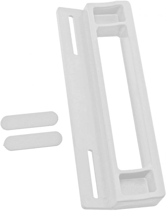 SPARES2GO Universal Adjustable Fridge Freezer Door Handle (190mm, White) - Image 2