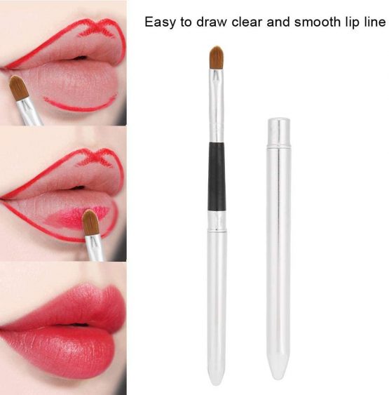 Professional Lipstick Brush, Lip Brush, Lip Contours Drawing Brush suitable for applying lipstick, gloss or balm - Image 4