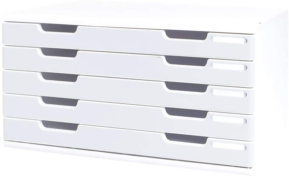Exacompta, Ref 322041D, Modulo A3 Office, 350 x 576 x 320mm in Size, 5 Drawers (54mm Height), Smooth Opening with Stop - Image 2