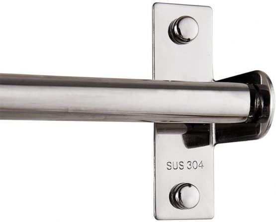 Kitchen Hanger Storage Hooks, Stainless Steel Space Saver ​Kitchen Utensil Rack, Wall Mounted Hanger Rack Rail Organize 6/8 Removable Hooks for Kitchen Bathrooms Hotel(6 Hooks) - Image 2