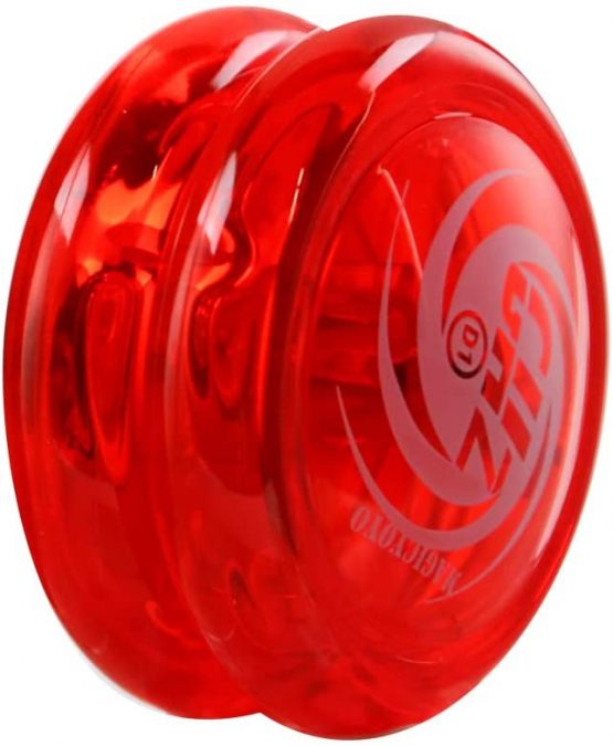 MAGICYOYO Professional Yoyo Beginners D1 GHZ, Responsive Yoyo for Kids Looping Yoyo, with 5 Yoyo Replacement Strings, Glove, Yo-yo Bag (Red) - Image 3