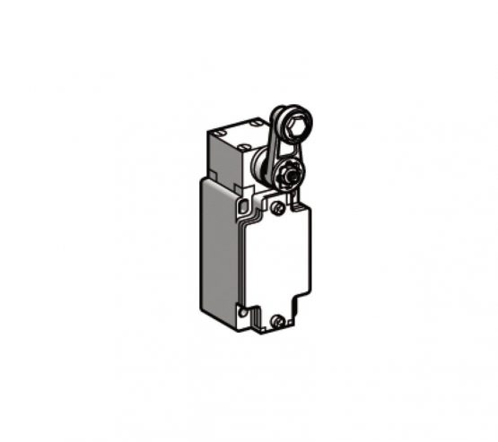 Telemecanique Sensors XCKJ10513 Limit Switch with Steel Roller Lever, Metal, Series XCKJ, Rotary Head, PG13.5 Cable Gland, 1 NC + 1 NO Snap Action Contacts