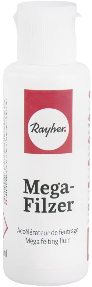 Rayher Felting Fluid for Wet Felting Projects Mega Felting Fluid, Special Wet Felting Liquid to Quickly Felt Wool