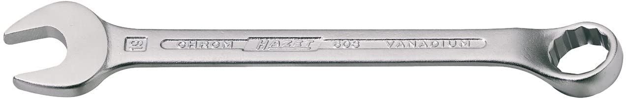 HAZET 603-30 340 mm 12-Point Profile Combination Wrench - Chrome-Plated, 30 mm(Schlüsselweite)