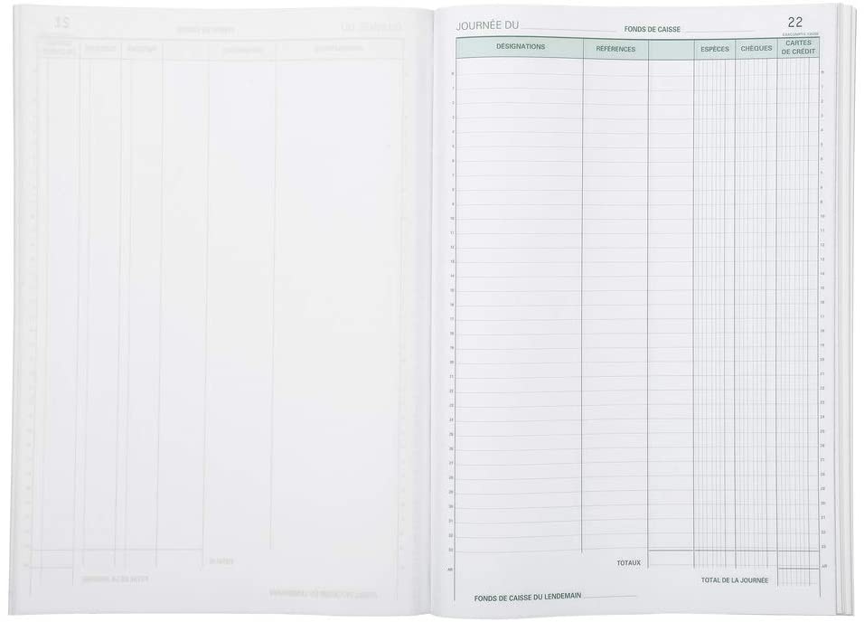 Exacompta, Ref. 13520E, 1 COLLECTION Manifold, 50 numbered carbonless sheets in 2 copies (1 original + 1 copy), A4 format - Image 3