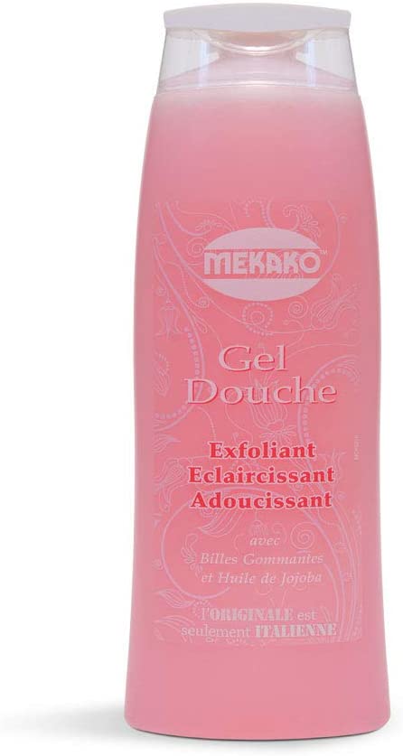 Mekako Exfoliating Shower Gel, Lightening, Softening - 420 ml, 420 ml (Pack of 1)